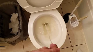 Desperate long make headway probe holding it